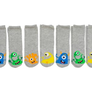 מארז 7 זוגות גרבי קטנטנים מעוצבים דגם מפלצות