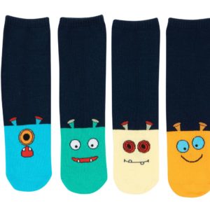 מארז 6 זוגות גרבי כותנה מעוצבים לבוגרים דגם מצב רוח