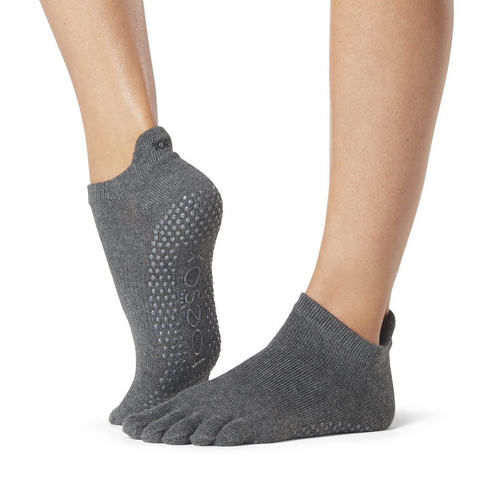 Full Toe Low Rise אפור כהה