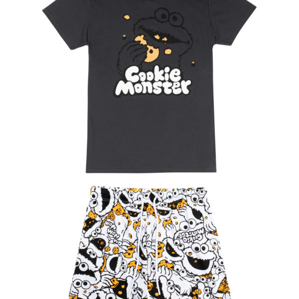 פיג'מה לגבר שרוול קצר סומסום, מידות S-XXL